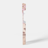 KEIKO KOKESHI人形 – 青い着物芸者ガール iPhoneケース (左側面)