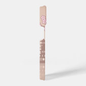 KEIKO KOKESHI人形 – 青い着物芸者ガール iPhoneケース (右側面)