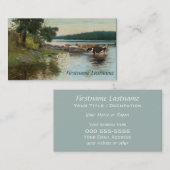 Keinanen'ss湖の眺めの名刺 名刺 (正面/裏面)