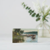 Keinanen'ss湖の眺めの名刺 名刺 (スタンド正面)