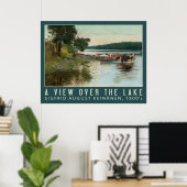 Keinatnen's Lake Viewアートポスター ポスター (ホームオフィス)