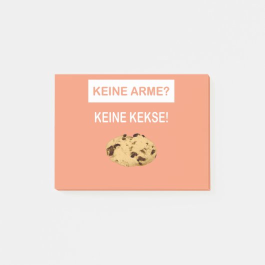 Keine Arme Keine Kekse ポストイット (正面)