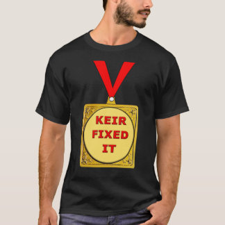 Keir Fixed It UK政治選挙Keir Starmer  Tシャツ