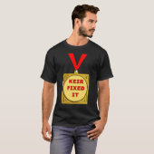 Keir Fixed It UK政治選挙Keir Starmer Tシャツ (正面フル)