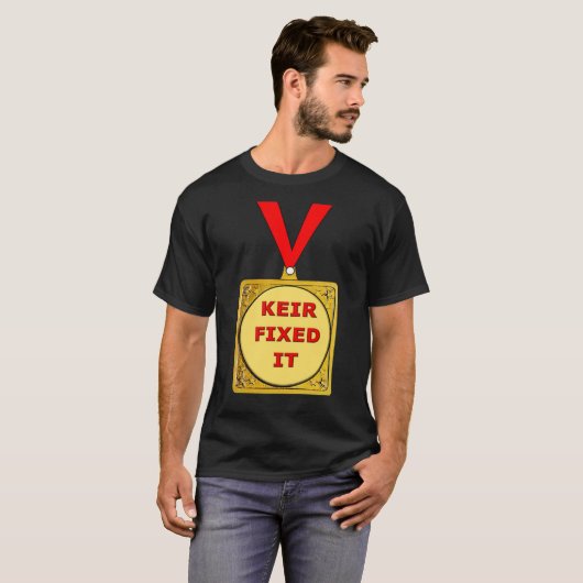 Keir Fixed It UK政治選挙Keir Starmer  Tシャツ (正面フル)
