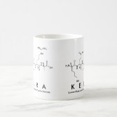 Keiraペプチド名mug コーヒーマグカップ (中央)