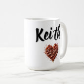 Keith Dont Go Bacon My Heart, コーヒーマグカップ (正面右)