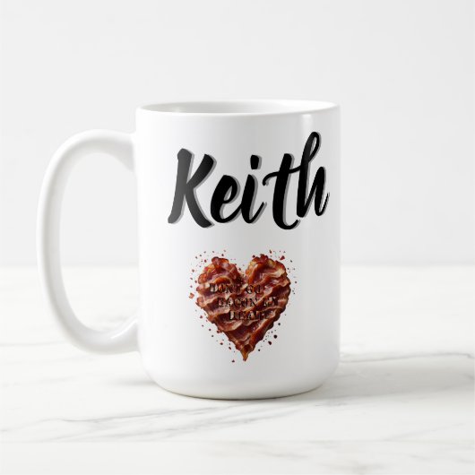 Keith Dont Go Bacon My Heart, コーヒーマグカップ (左)