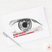Keith MorrisとCrooked Numbersスタンプ 長方形シール (封筒)