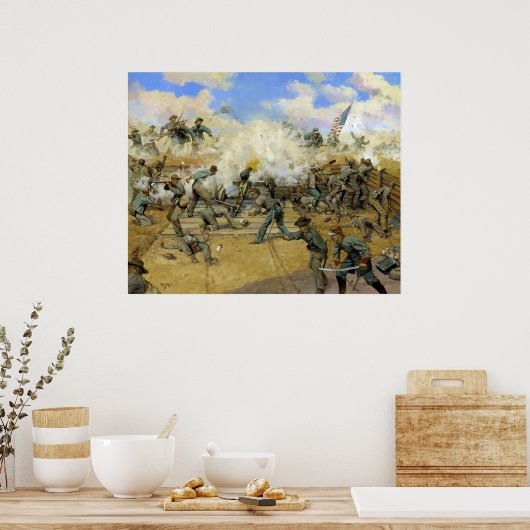 Keith Rocco Fort Greggによる撮影と損傷 ポスター (キッチン)