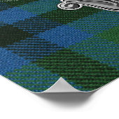 Keith Tartan & Badge ポスター (角)