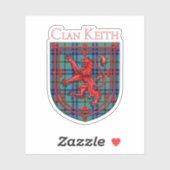 Keith Tartan Scottish Plaid Lion Rampant シール (シート)