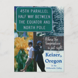 Keizer Oregon Iris Capital 45th Parallel ポストカード