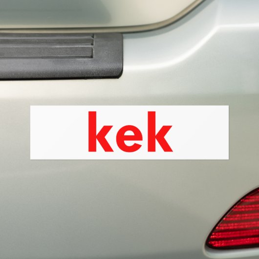 kek バンパーステッカー (車上)