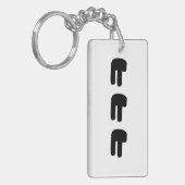 KEKEㅋㅋㅋ韓国語スラング キーホルダー (正面左)