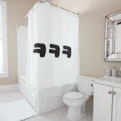 KEKEㅋㅋㅋ韓国語スラング シャワーカーテン (インサイチュ)