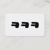 KEKEKE ㅋㅋㅋ Korean Slang 名刺 (正面)