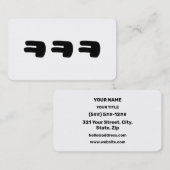 KEKEKE ㅋㅋㅋ Korean Slang 名刺 (正面/裏面)