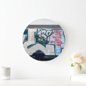 Kel139クラシックグラフティクロック ラージ壁時計 (ホーム)