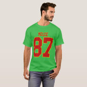 Kelce 87 Shirt Kansas City Premium T shirt Tシャツ (正面フル)