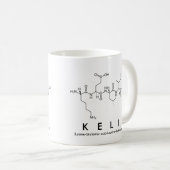 Keliペプチド名mug コーヒーマグカップ (正面右)