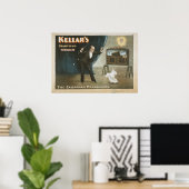 KELLARマジシャン幻想家ヴォードヴィルポスター ポスター (ホームオフィス)