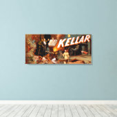 Kellar in a room魔法ポスター キャンバスプリント (インサイチュ (ウッドフロア))