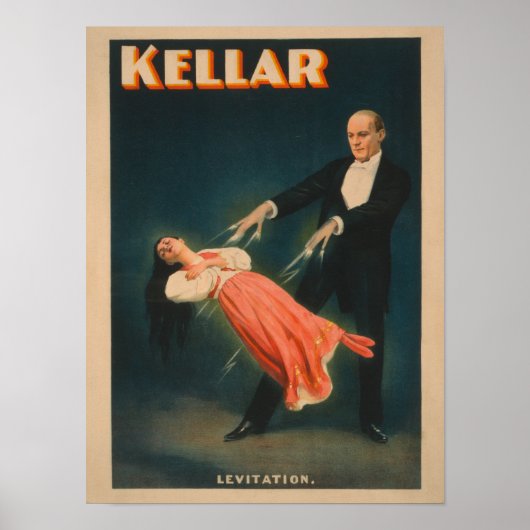 Kellar Levitation魔法ポスター#2 ポスター (正面)