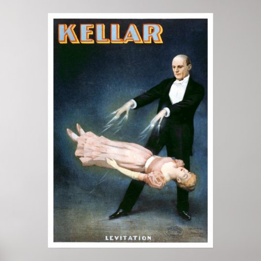 「Kellar Levitation」ヴィンテージ劇場 ポスター (正面)