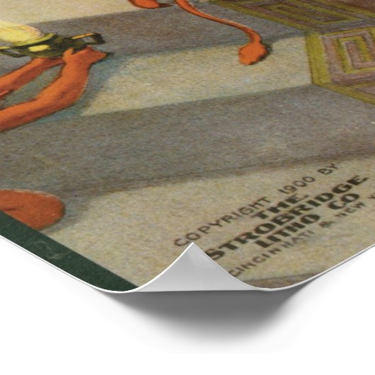 Kellar ~ Levitation Vintage Magic Act ポスター (角)