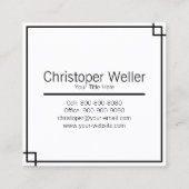 Kellerウィリアムスの不動産の名刺 スクエア名刺 (正面)