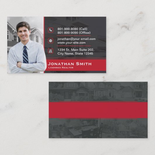 Kellerウィリアムスの不動産の名刺 名刺 (正面/裏面)