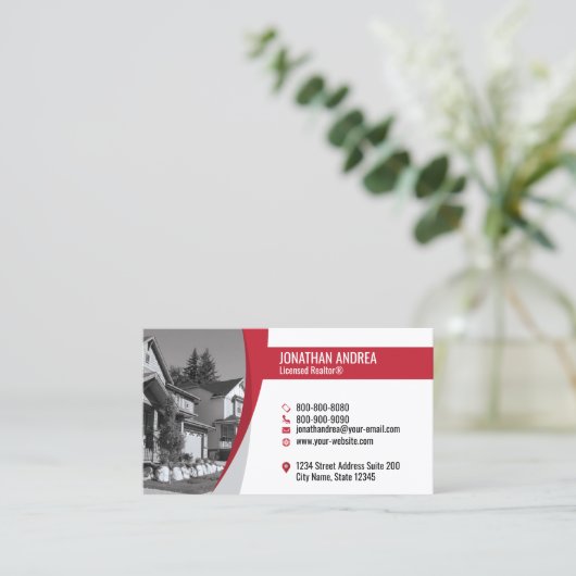 Kellerウィリアムスの不動産の名刺 名刺 (スタンド正面)