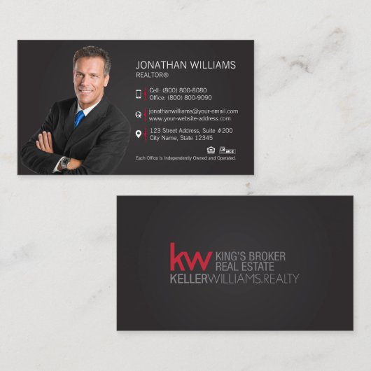 Kellerウィリアムスの名刺 名刺 (正面/裏面)