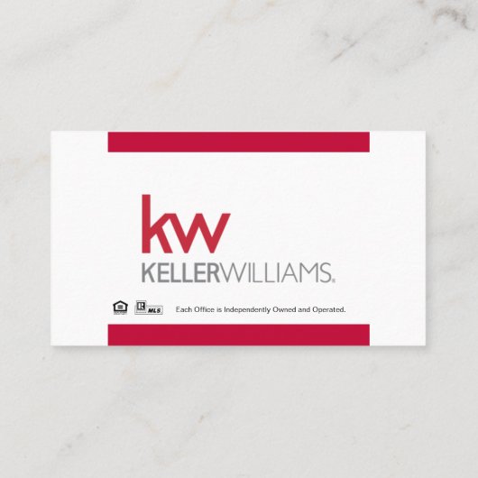 Keller Williams 名刺 (裏面)