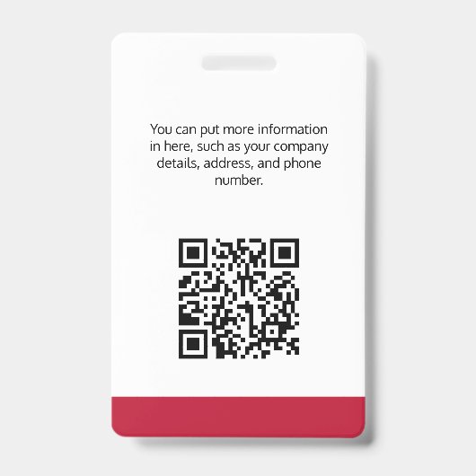 Keller Williams ID Card Badge バッジ (裏面)