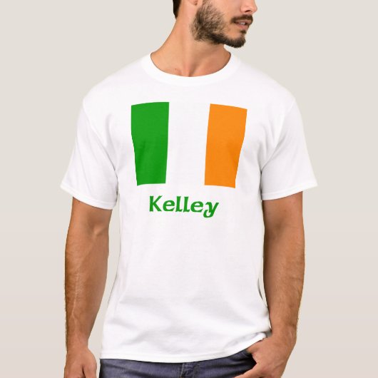 Kelleyのアイルランド人の旗 Tシャツ (正面)