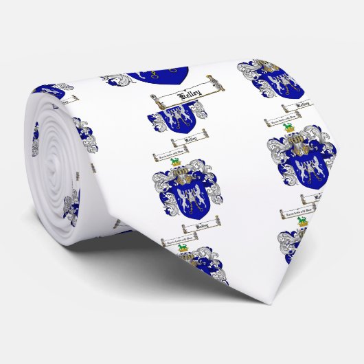 KELLEYの家紋- KELLEYの紋章付き外衣 ネクタイ (ロール)