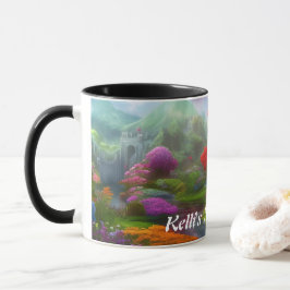 Kelli's Morning Teaカスタマイズ可パーソナライズされた能 マグカップ