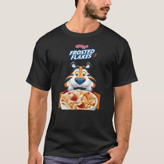 Kellogg's Frosties Frosted Flakes Cereal Tony the  Tシャツ (正面)