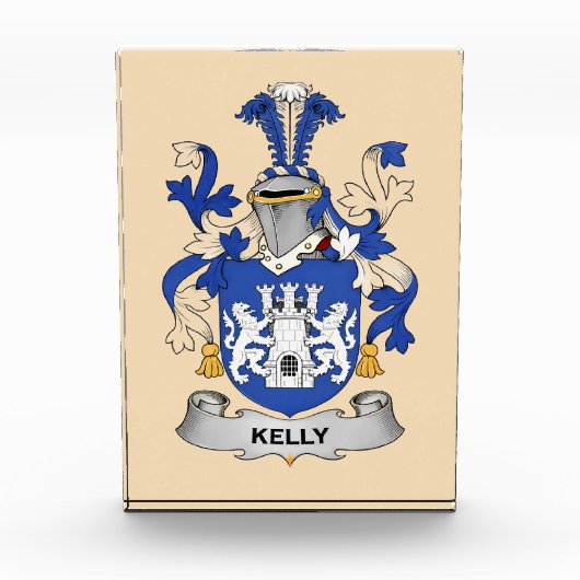 Kelly家の紋章フォトブロック フォトブロック (正面)