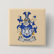 Kelly家の紋章ボタン