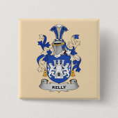 Kelly Coat of Arms Button 缶バッジ (正面)