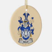 Kelly Coat of Arms Ceramic Ornament セラミックオーナメント (右)
