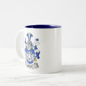 Kelly Coat of Arms Two-Tone Coffee Mug ツートーンマグカップ (正面左)