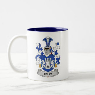 Kelly Coat of Arms Two-Tone Coffee Mug ツートーンマグカップ
