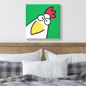 Kelly Green SEAL CHICKEN by Sandra Boynton キャンバスプリント (インサイチュ (寝室))