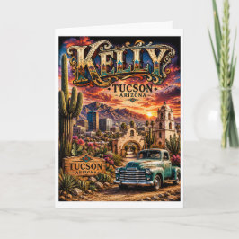 Kelly Tucson Arizona オーダーメイド サウスウェスタン カード