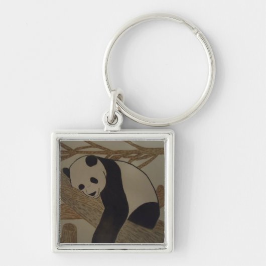 KellyMDesigns著パンダKeychain キーホルダー (正面)