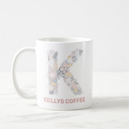 KELLYSコーヒーマグと編集可能文字 コーヒーマグカップ